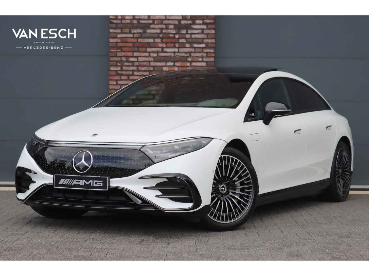 Mercedes-Benz EQS - 500 4MATIC AMG Line 108 kWh | Luchtvering | Distronic+ | Hyperscreen | Achterasbesturing | - AutoWereld.nl