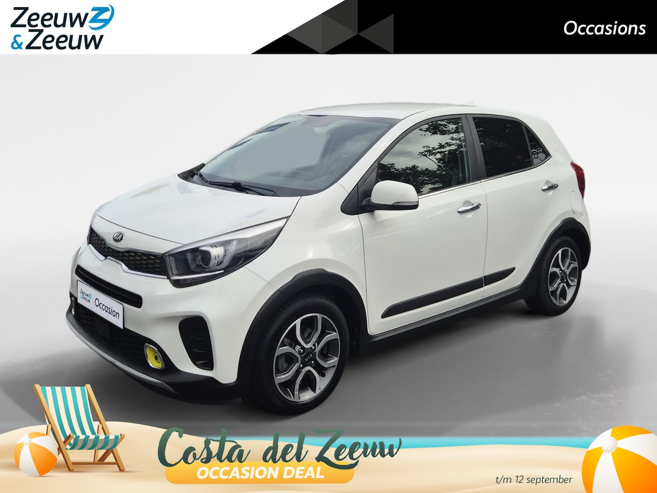 Kia Picanto - 1.2 CVVT X-Line | Cruise Control | Climate Control | Camera | Navigatie | Stoelverwarming - AutoWereld.nl