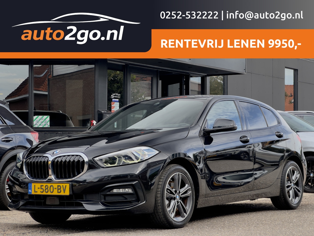 BMW 1-serie - 118i AUT7 HIGH EXECUTIVE SPORT-LEDER NAVI CAMERA DIGI-DASH APPLE-CARPLAY LED LMV PDC - AutoWereld.nl