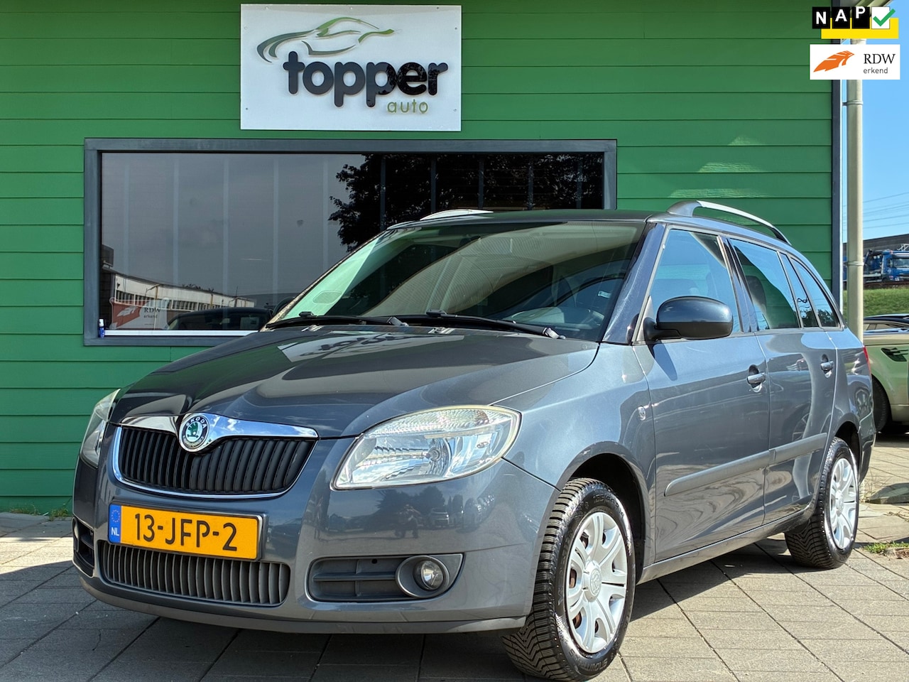 Skoda Fabia Combi - 1.4-16V Ambition|1e Eigenaar|Airco|Trekhaak|CruiseControl|Elektr.ramen|Nieuwe APK|NAP| - AutoWereld.nl
