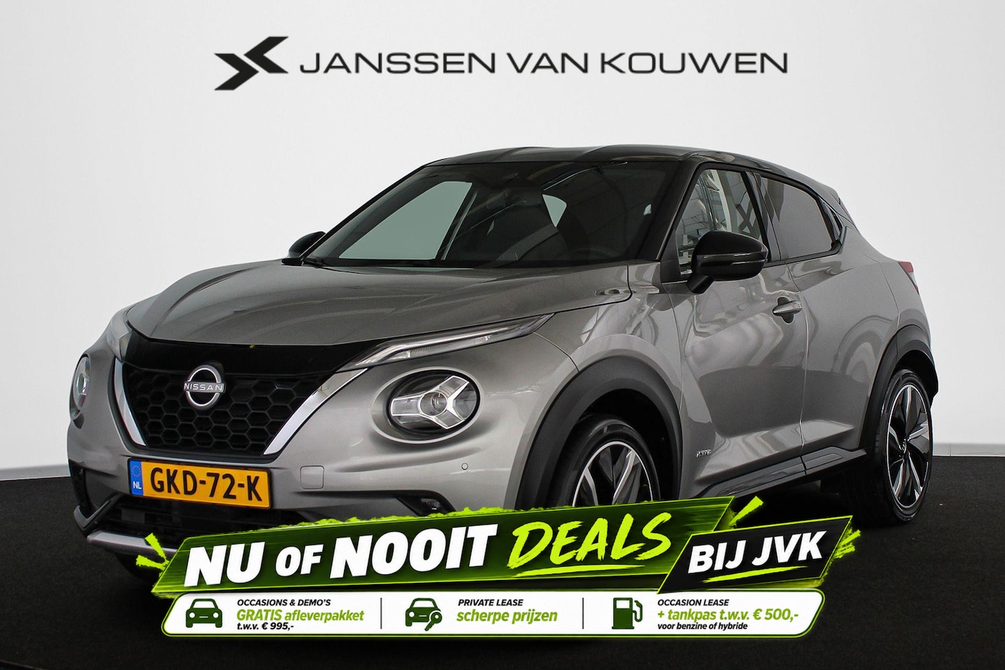 Nissan Juke - 1.6 Hybrid N-Design Automaat Trekhaak Stoelverwarming Keyless - AutoWereld.nl