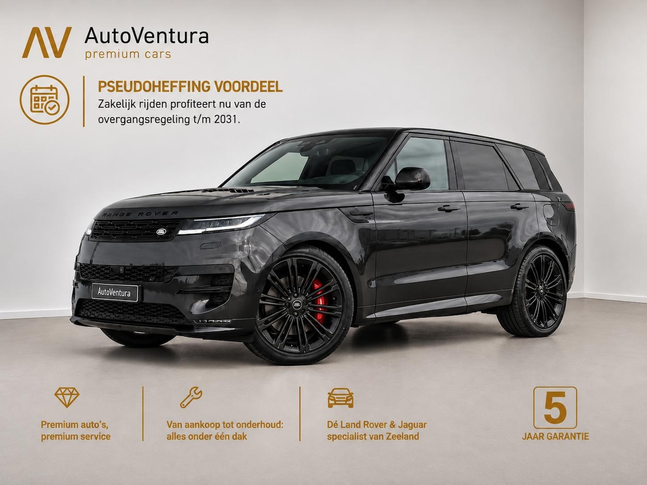 Land Rover Range Rover Sport - 3.0 P550e Autobiography PHEV l Schuif- /kantel Pano l Stoelmassage l Black Pack l 23" Inch - AutoWereld.nl