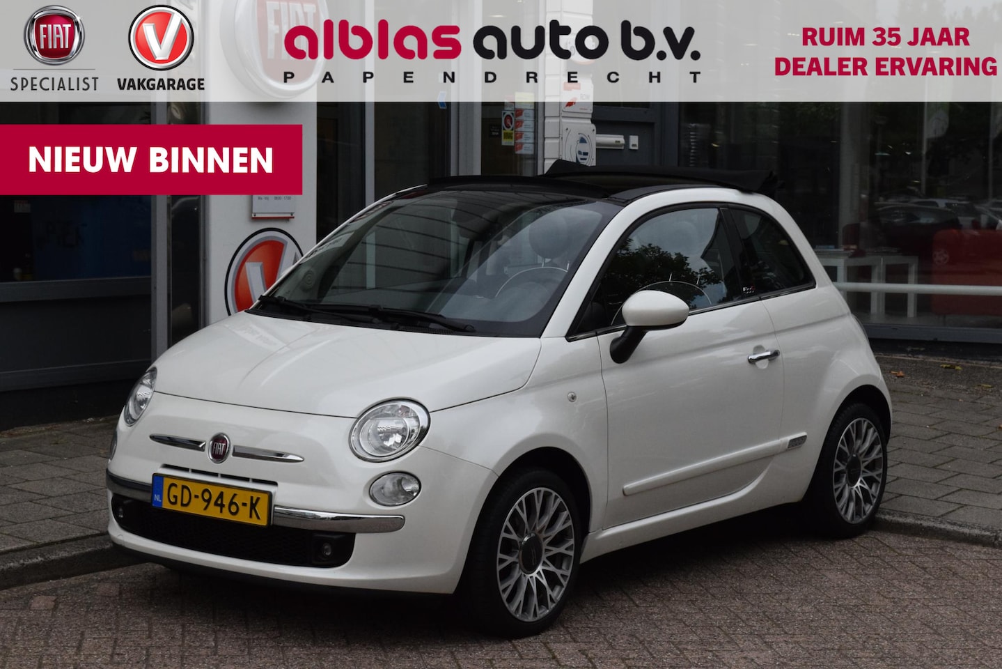 Fiat 500 C - 1.2 Lounge|Unieke km stand! - AutoWereld.nl