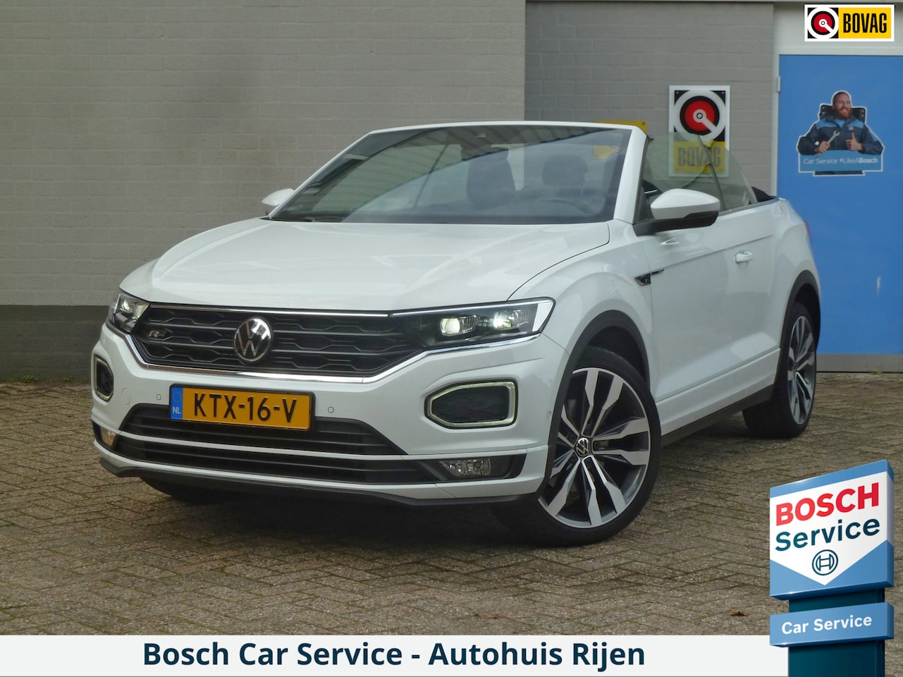 Volkswagen T-Roc Cabrio - 1.5 TSI R-Line|Camera|Adaptive-Cruise|Virtual-Cockpit|LED|Afn.Trekhaak|Keyless-Entry/Go - AutoWereld.nl
