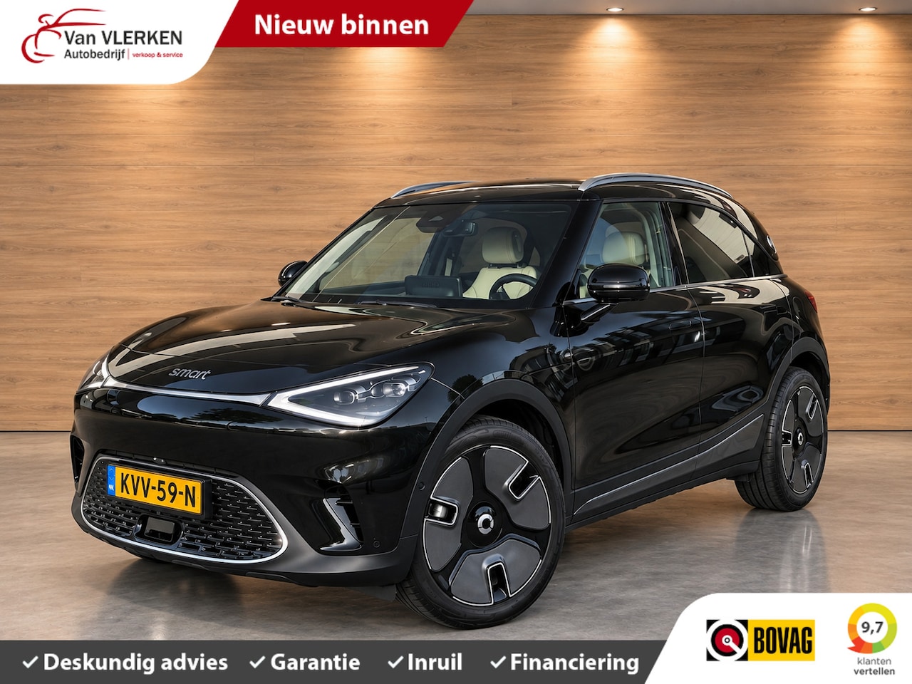Smart #1 - Premium 66 kWh PANORAMADAK LEER - AutoWereld.nl