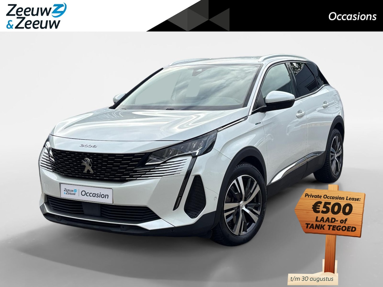 Peugeot 3008 - 1.6 HYbrid 225 Blue Lease Allure | Achteruitrijcamera | Dodehoek Detectie | Apple Carplay/ - AutoWereld.nl