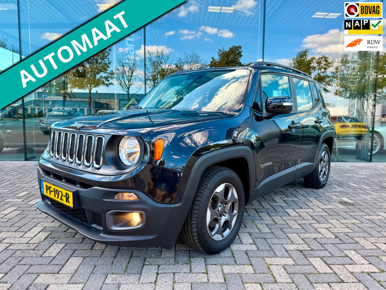 Jeep Renegade - 1.4 automaat MultiAir Longitude, NAP, Navi, Cruise, Airco, PDC - AutoWereld.nl