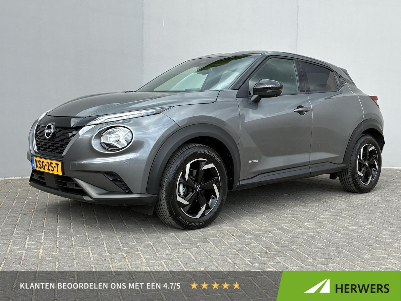 Nissan Juke - 1.6 Hybrid N-Connecta / Fabrieksgarantie tot 03-2027 / Adaptieve Cruise control / Navigati - AutoWereld.nl