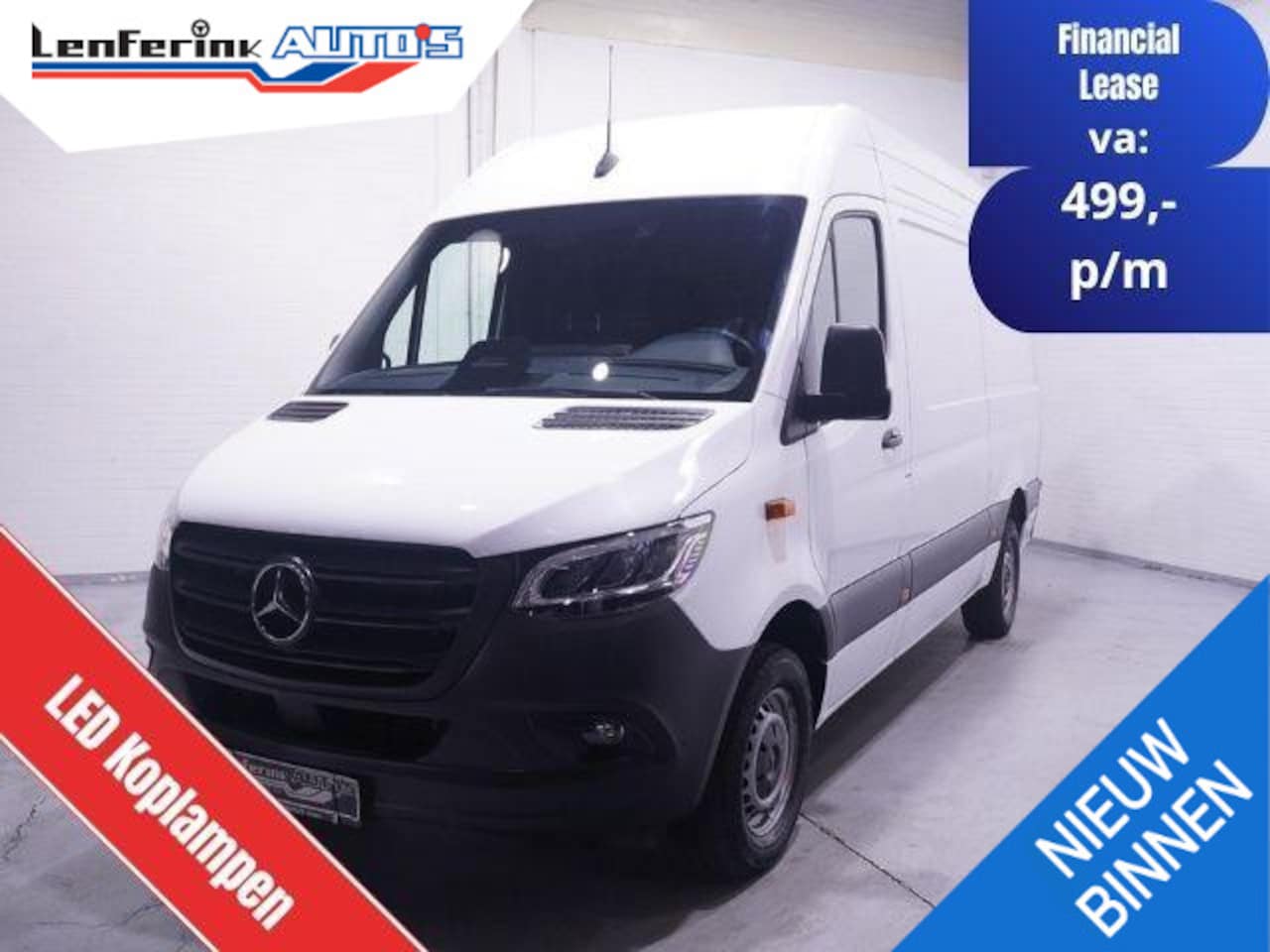 Mercedes-Benz Sprinter - 317 CDI 170 pk Aut. Pro Nwe Model L2H2 LED Koplampen, Navi, Laadruimte Pakket, PDC V+A, 3- - AutoWereld.nl