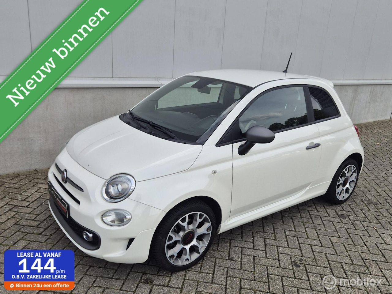 Fiat 500 - S 1.2 Sport Parelmoerwit Climate-Cruise Control Virtual Cockpit Pdc - AutoWereld.nl
