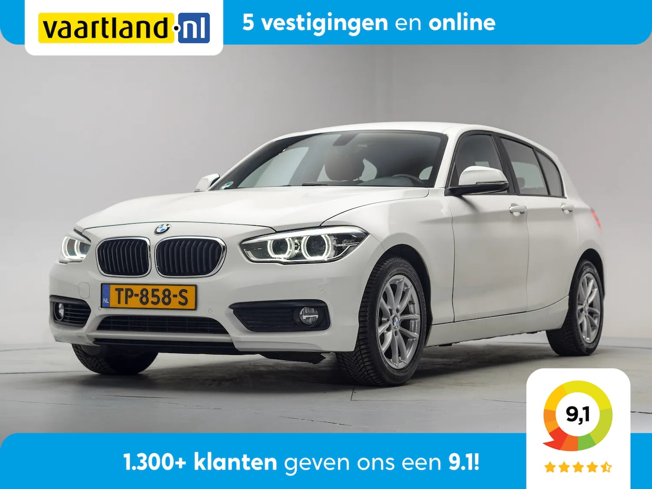 BMW 1-serie - 118i High Executive Aut.[ Leder Navi Trekhaak ] - AutoWereld.nl