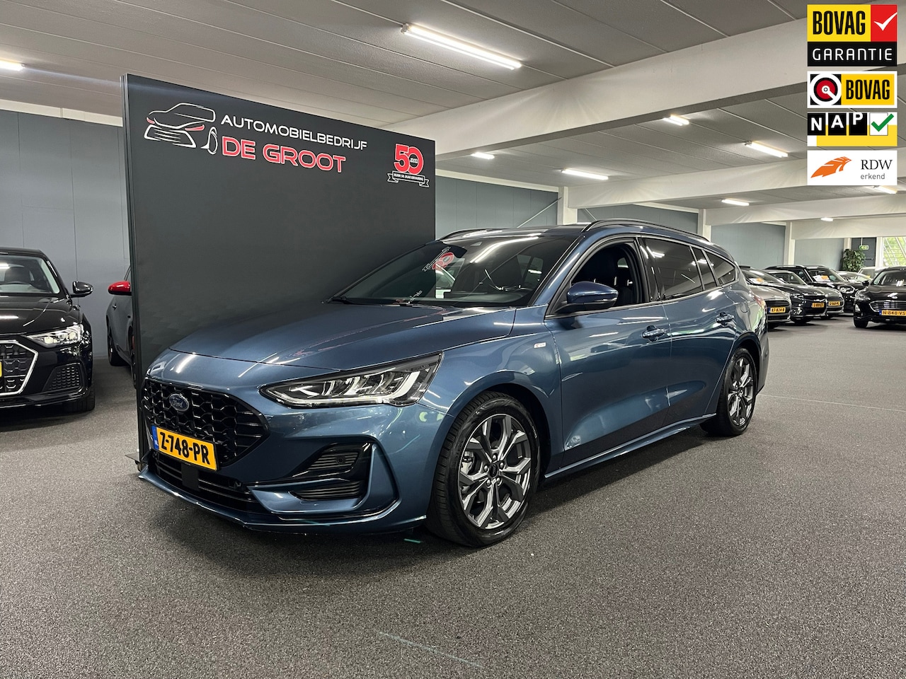 Ford Focus Wagon - 1.0 EcoBoost Hybrid ST Line / NL auto / Eerste eigenaar - AutoWereld.nl