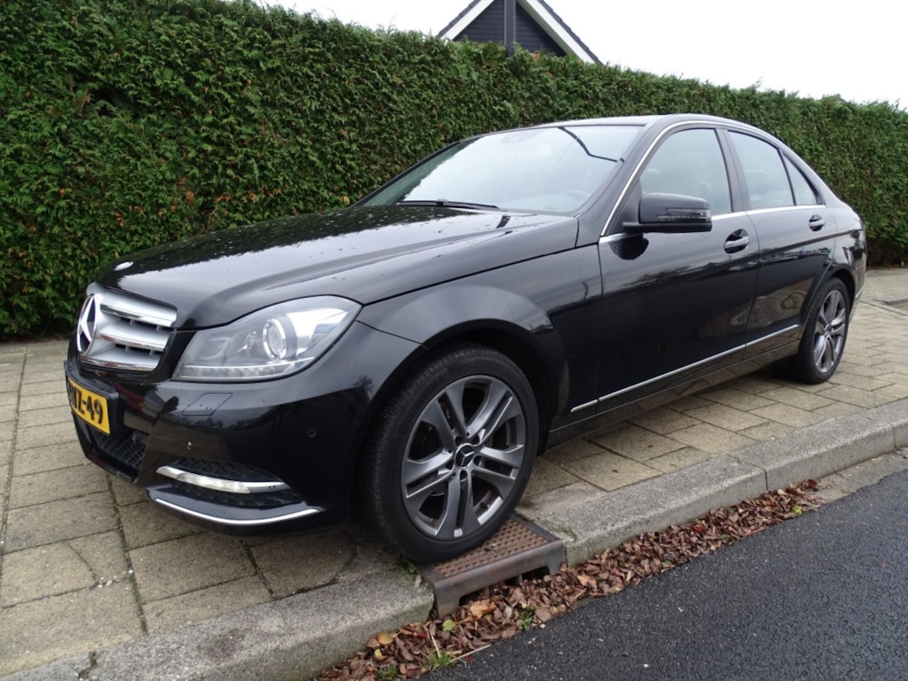 Mercedes-Benz C-klasse - 180 AMB. AVANTGARDE-Navi-Blth-Cruise-Hlf Leer-Led - AutoWereld.nl