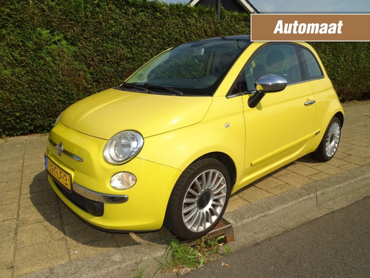 Fiat 500 - 1.2 LOUNGE-Automaat-Pano-Airco-Usb/Aux - AutoWereld.nl