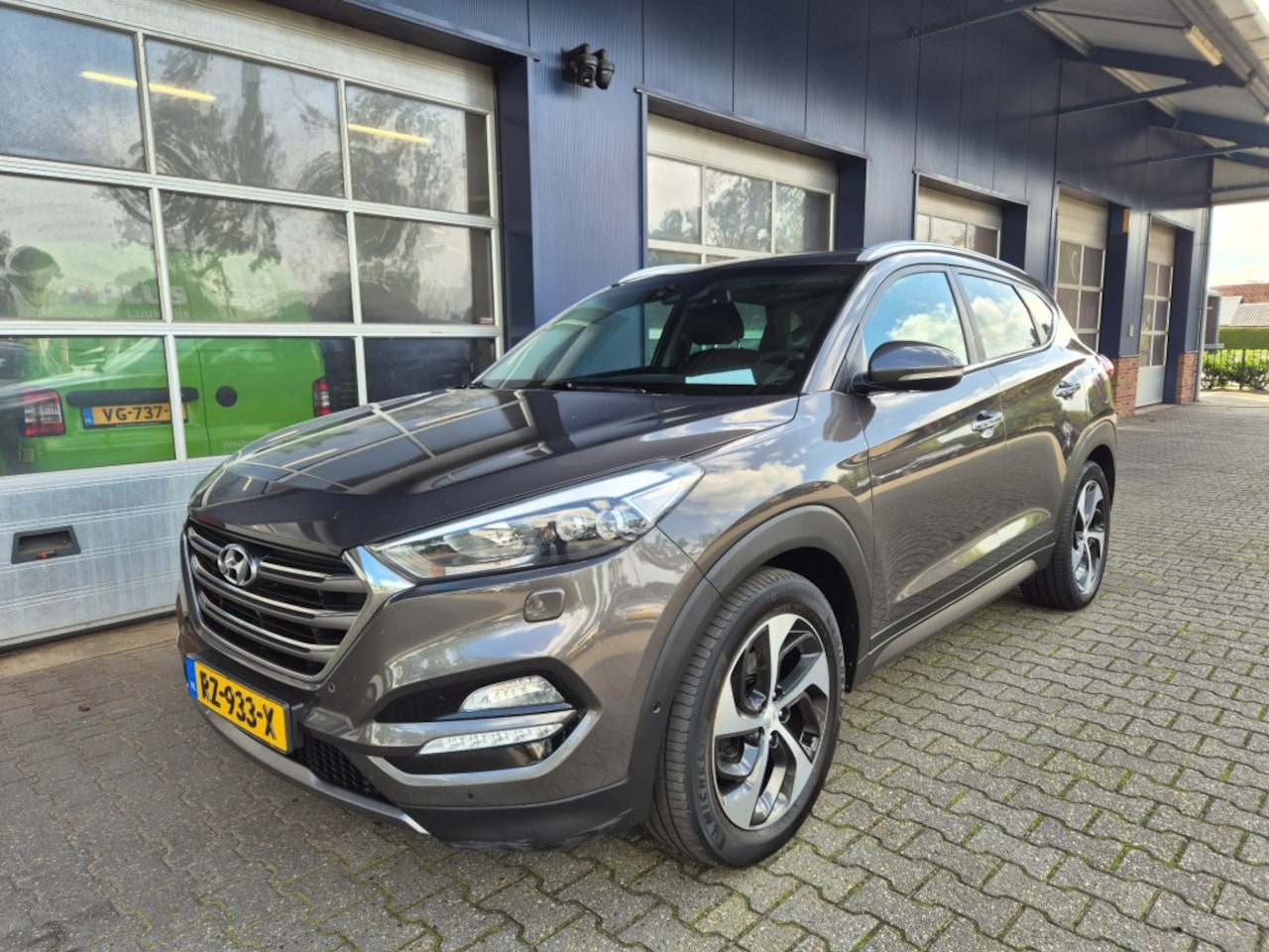 Hyundai Tucson - 1.6 T-GDI Premium 4WD, Camera, Stoelverkoeling/verwarming, elektrische achter klep, Leer, - AutoWereld.nl
