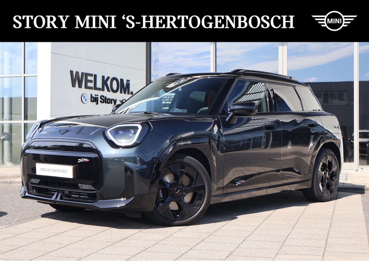MINI Aceman - SE / JCW / Pakket M / 18" John Cooper Works Slide Spoke black - AutoWereld.nl