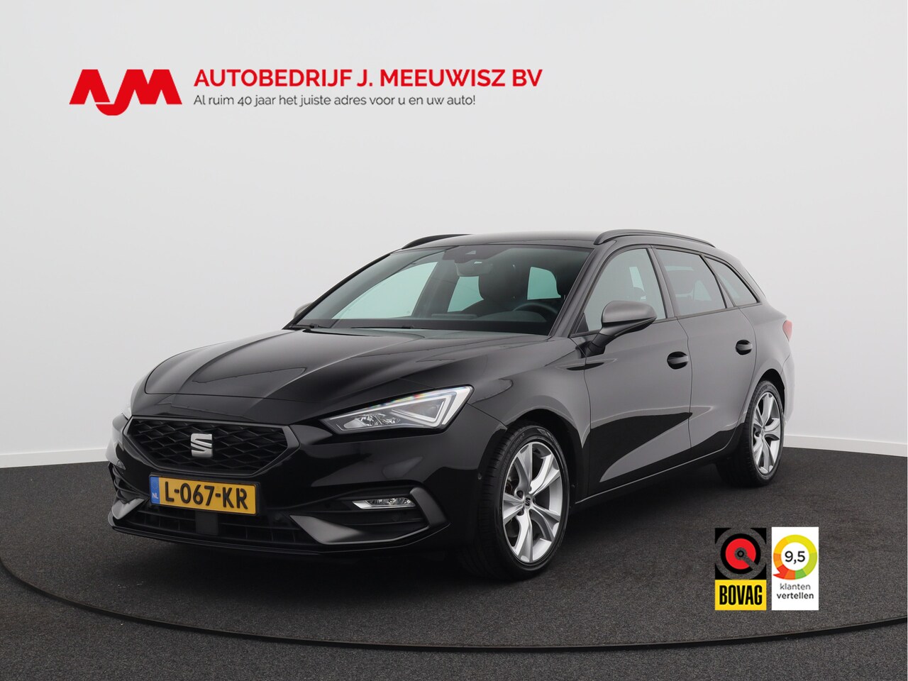 SEAT Leon Sportstourer - 1.5 eTSI FR Business Intense/ lage km/ compleet! - AutoWereld.nl