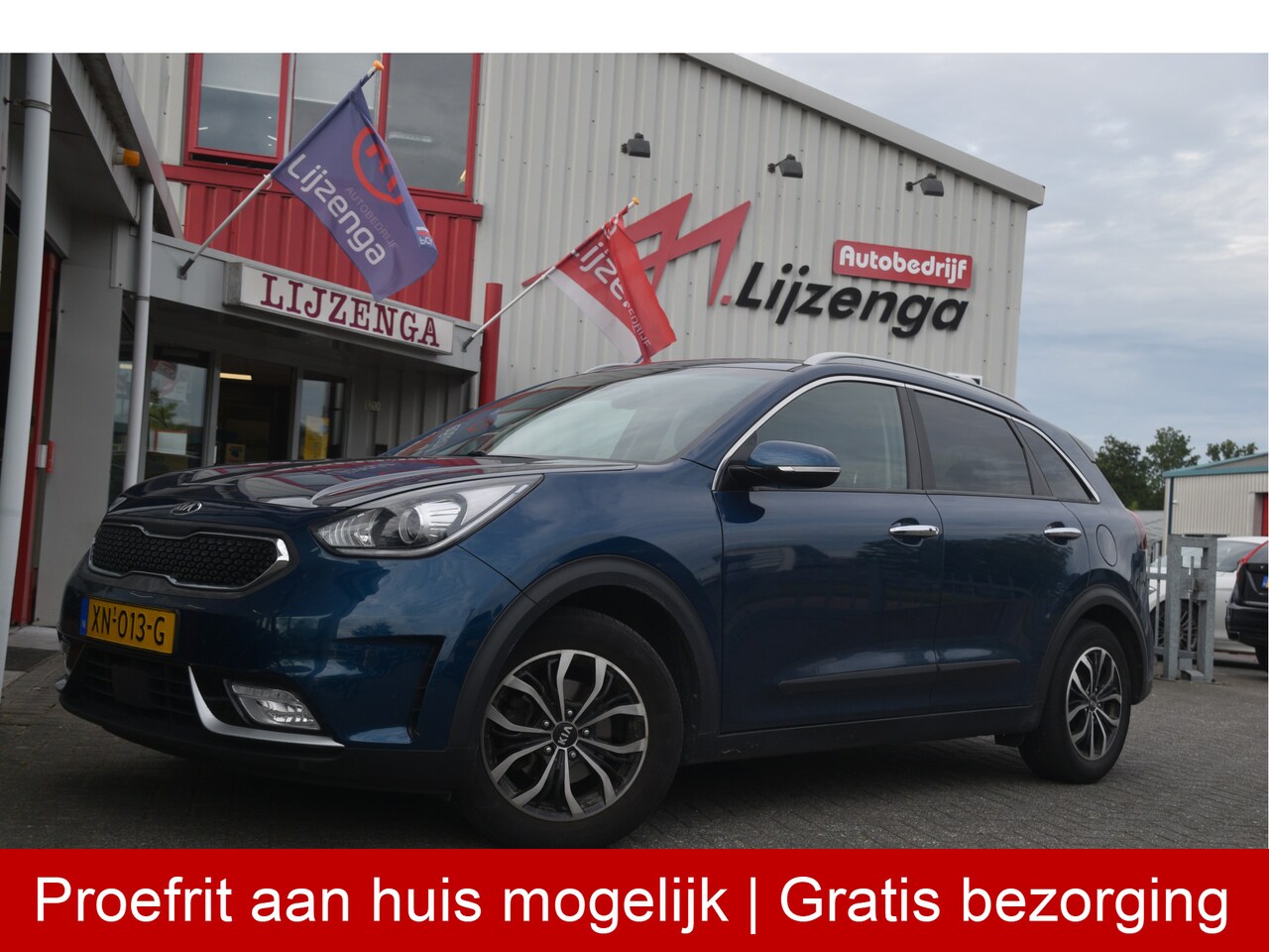Kia Niro - 1.6 GDi Hybrid DynamicPlusLine Carplay | Trekhaak | Camera | LMV | Keyless | Leer - AutoWereld.nl