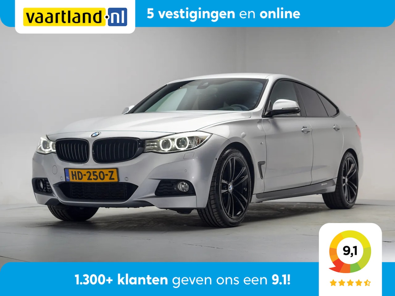 BMW 3-serie Gran Turismo - GT 320I M Sport High Executive Aut. [ Navi Prof. Camera Leder Trekhaak Head-up ] - AutoWereld.nl