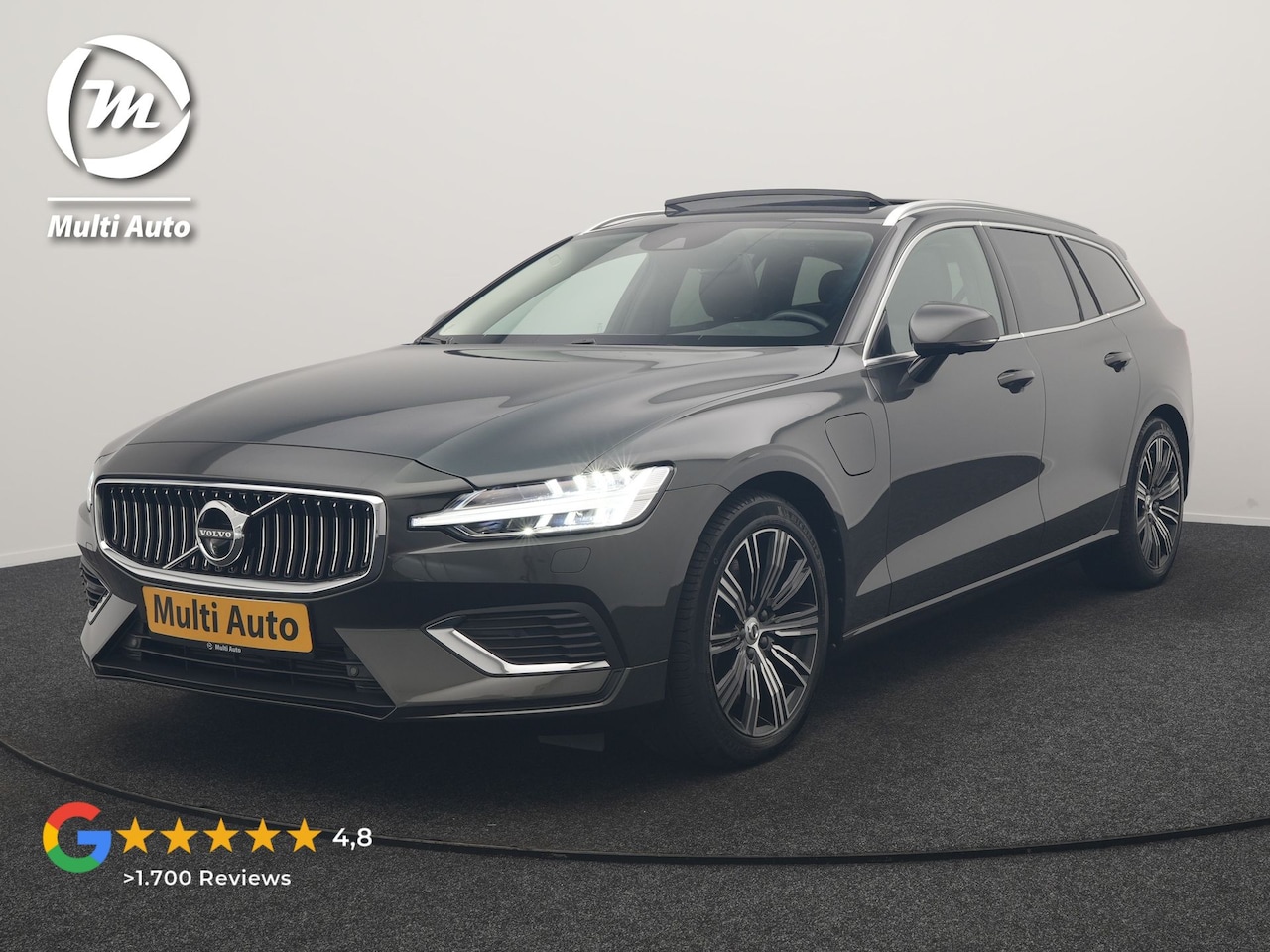 Volvo V60 - T6 Recharge AWD Inscription PHEV 340pk Dealer O.H | Trekhaak Af Fabriek | Panodak | Adapti - AutoWereld.nl