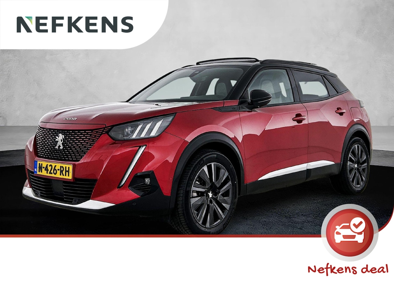 Peugeot e-2008 - EV 136pk GT Pack 50 kWh Automaat | Schuif-/kanteldak | Trekhaak | Navigatie | Adaptieve Cr - AutoWereld.nl