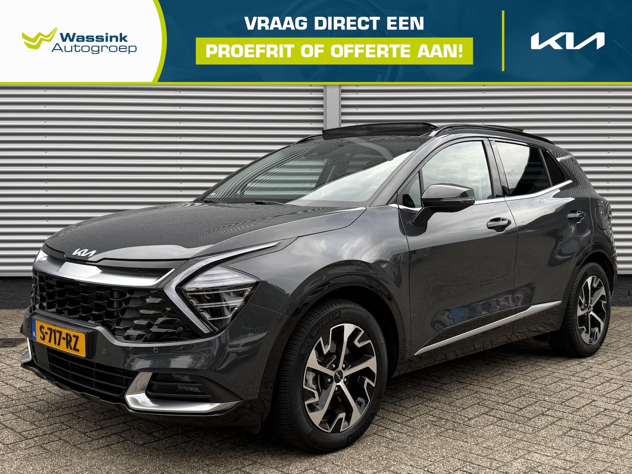 Kia Sportage - 1.6 T-GDi Hybrid DynamicPlusLine | Trekhaak | Schuif/Kanteldak | Stoel/Stuurwielverwarming - AutoWereld.nl