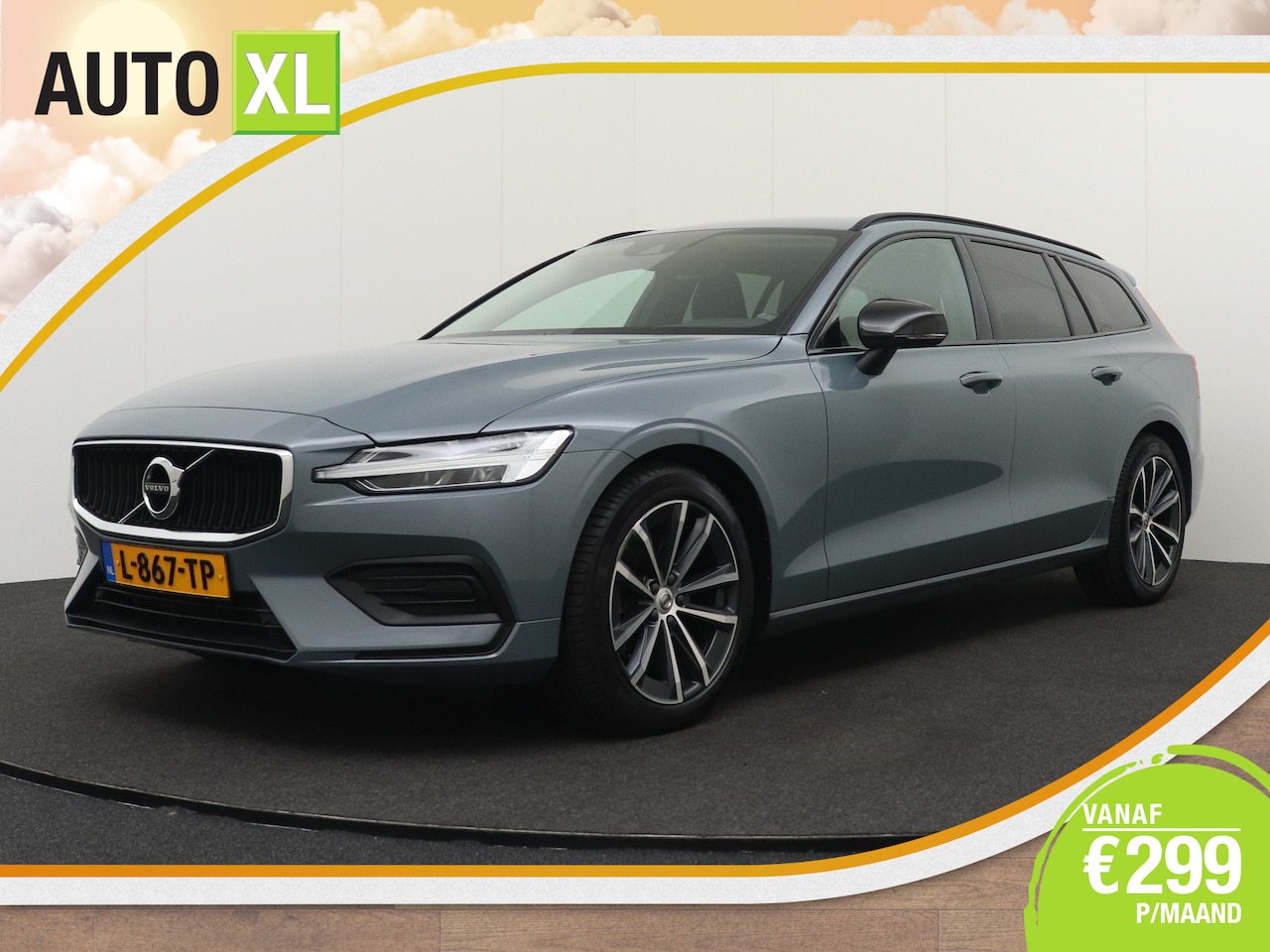 Volvo V60 - 2.0 198 PK Aut. B4 Business+ Elek. Trekhaak . Adapt. Cruise 18' LMV - AutoWereld.nl