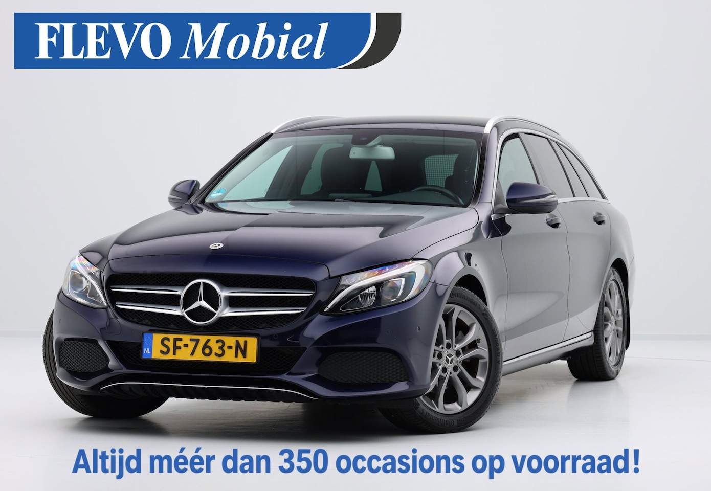 Mercedes-Benz C-klasse Estate - 180 Premium Aut. Cam|LMV|1/2 Leer - AutoWereld.nl