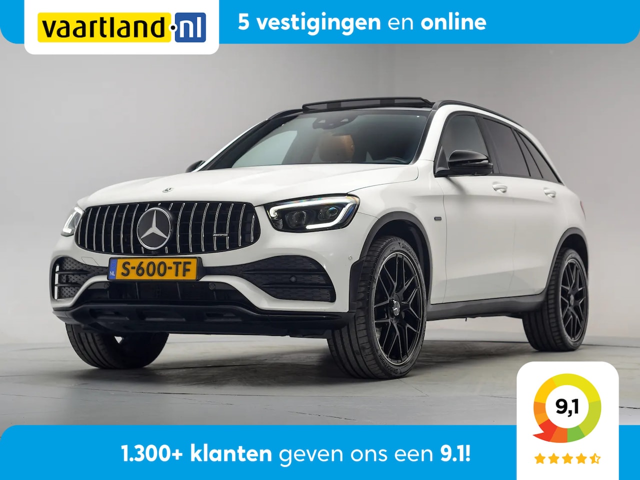 Mercedes-Benz GLC-klasse - 300e 4MATIC AMG Line Premium Night Aut. [ Panorama Apple/Android Leder Navi Camera ] - AutoWereld.nl
