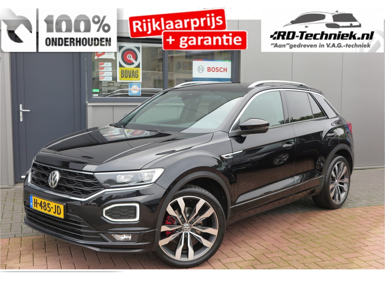 Volkswagen T-Roc - 1.5 TSI 150pk DSG Sport Business R-Line ,Led,Trekhaak ,Navi, Achteruitrijcamera, Virtual c - AutoWereld.nl