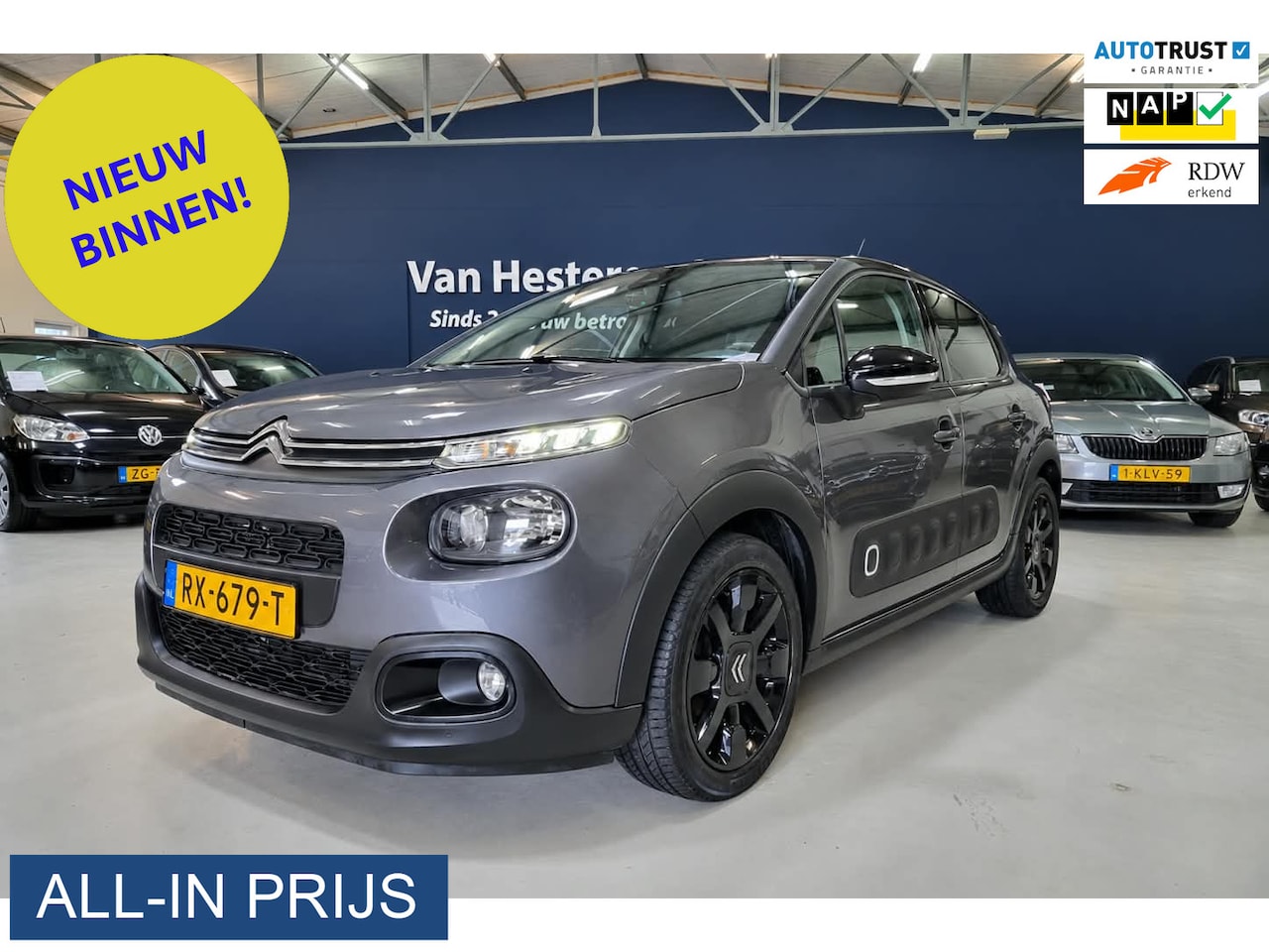 Citroën C3 - 1.2 PureTech S&S Shine ✅NETTE AUTO! ✅CARPLAY ✅TREKHAAK - AutoWereld.nl