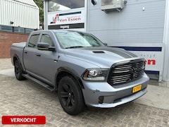 Dodge Ram 1500 - 5.7 V8 4x4 Crew Cab 5'7 Sport Grijze wrap, lage bijtelling, Apple carplay. Kicker soundsys