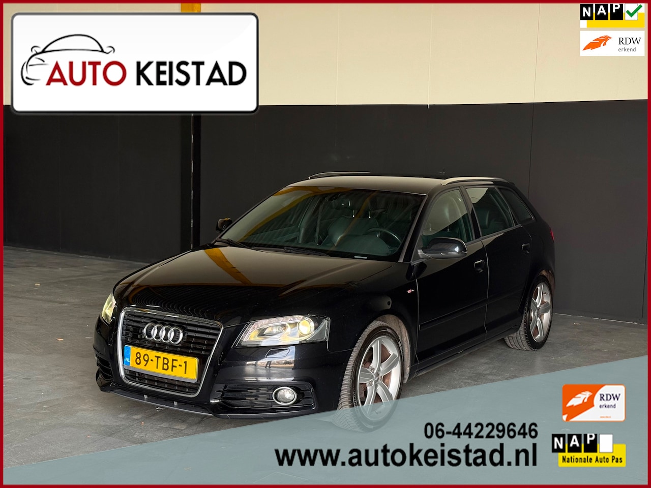 Audi A3 Sportback - 1.4 TFSI S-LINE AUTOMAAT LEDER/XENON/CLIMA! VELE OPTIES! - AutoWereld.nl
