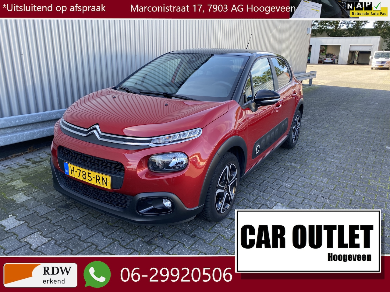 Citroën C3 - 1.2 PureTech S&S Feel Edition 125Dkm.NAP, Clima, CC, Navi, PDC, CarPlay, – Inruil Mogelijk - AutoWereld.nl