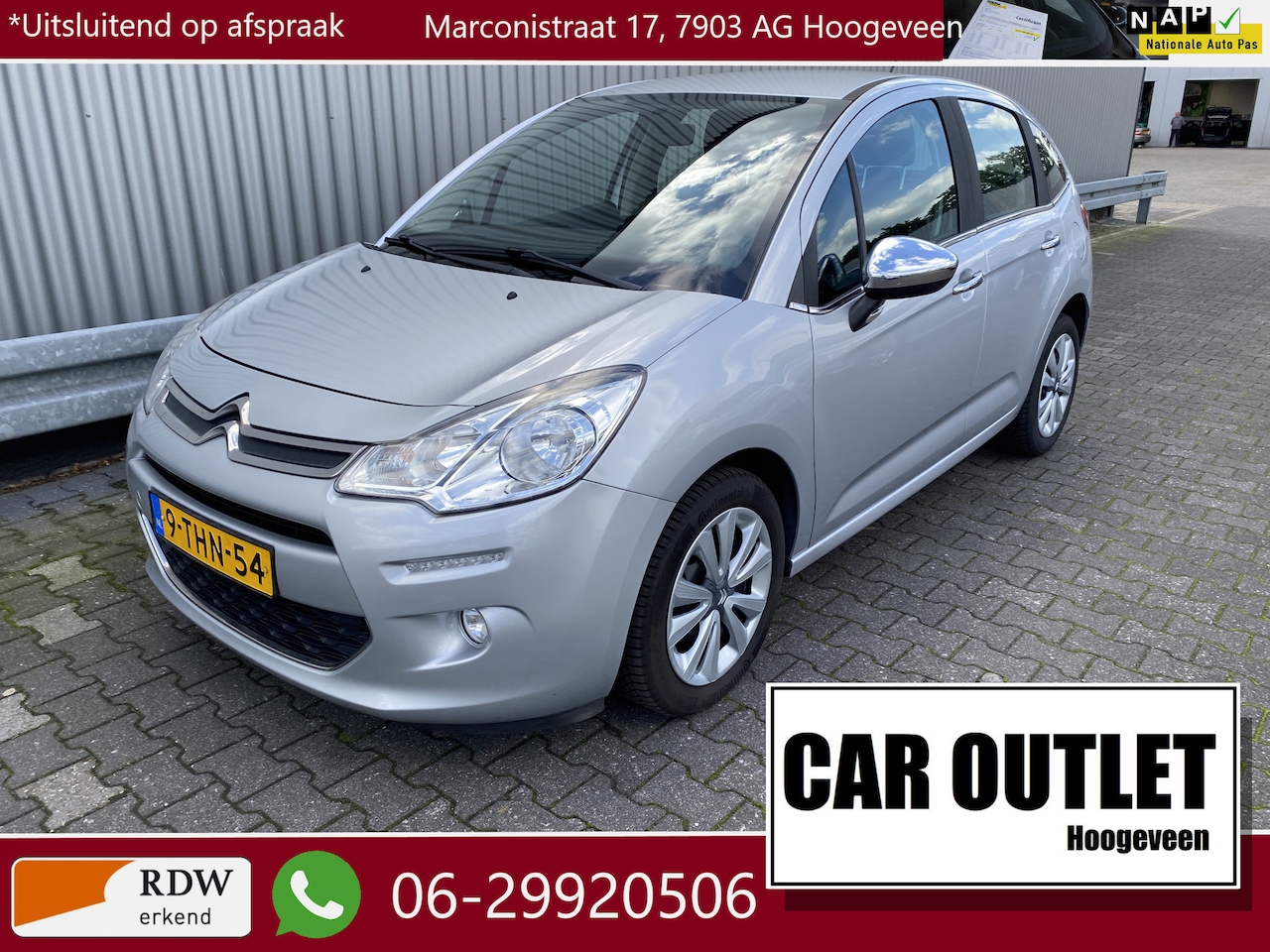 Citroën C3 - 1.2 VTi Collection 146Dkm.NAP, A/C, CC, PDC, Afn.Trekh, – Inruil Mogelijk – - AutoWereld.nl
