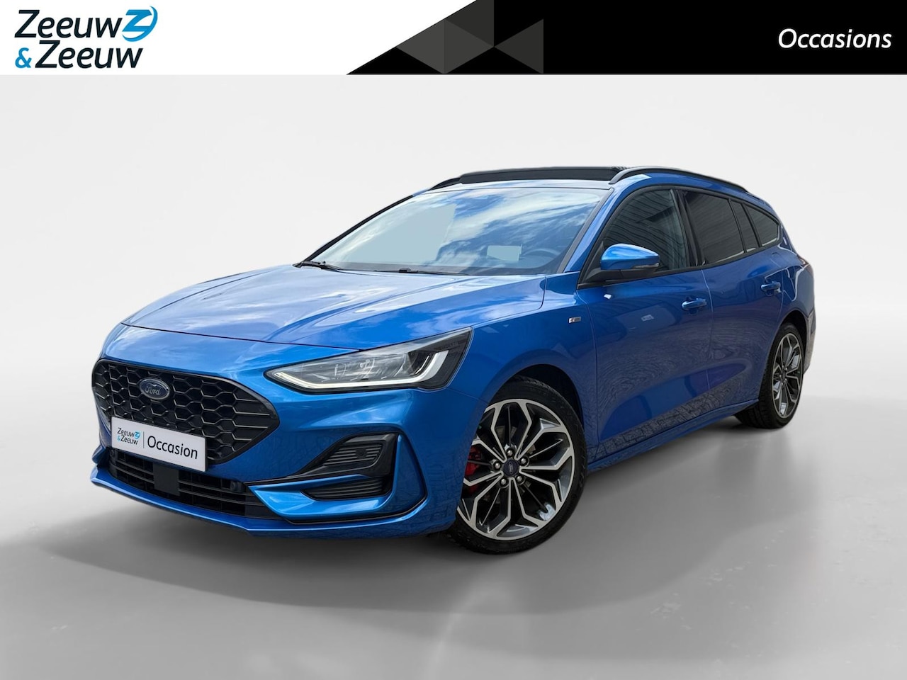 Ford Focus Wagon - 1.0 EcoBoost Hybrid ST Line | NL Auto & Dealeronderhouden | Winter Pack | Panoramadak | Dr - AutoWereld.nl
