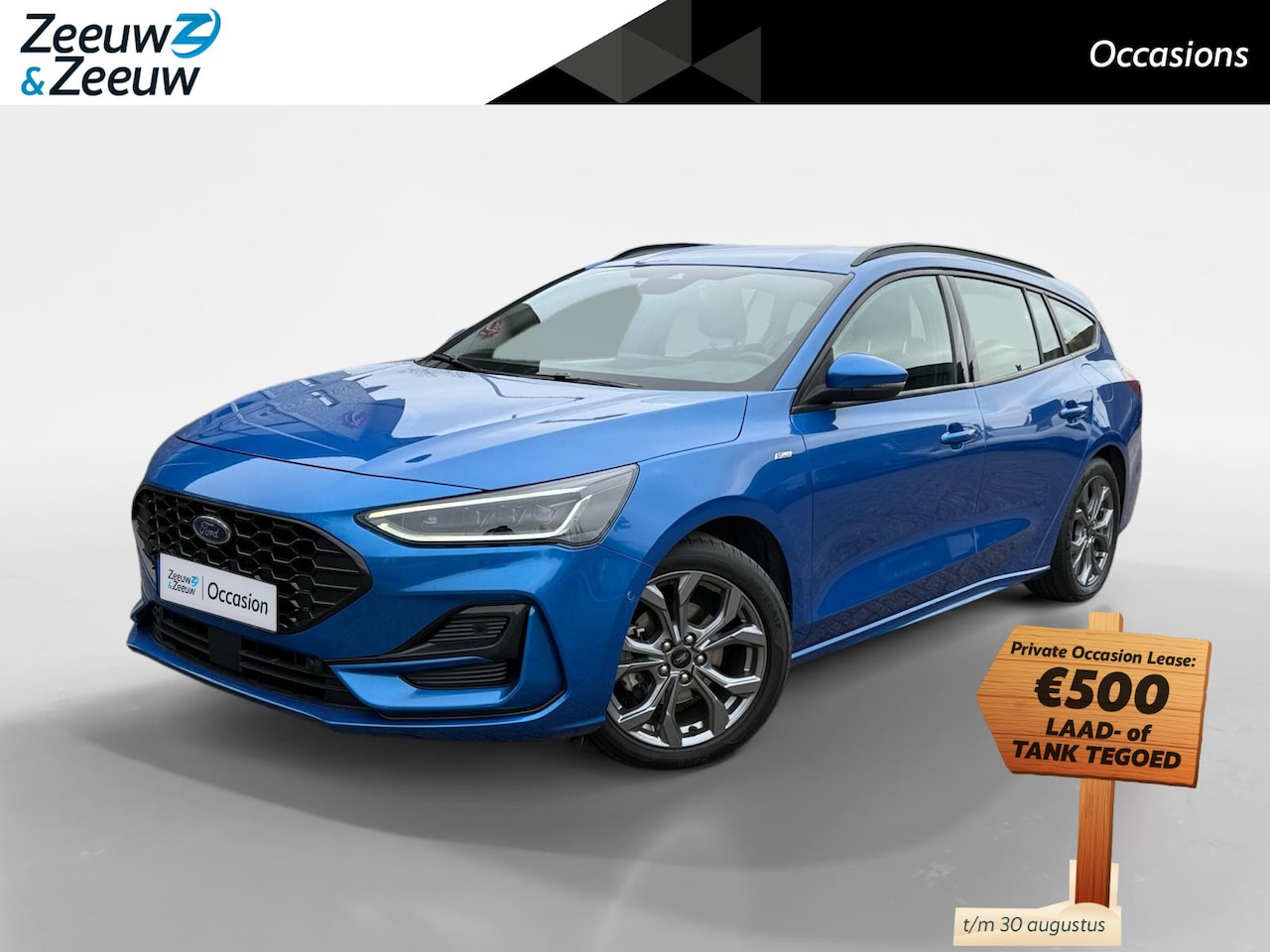 Ford Focus Wagon - 1.0 EcoBoost Hybrid ST Line | Adaptive Cruise Control | Navigatie | Apple Carplay | Androi - AutoWereld.nl