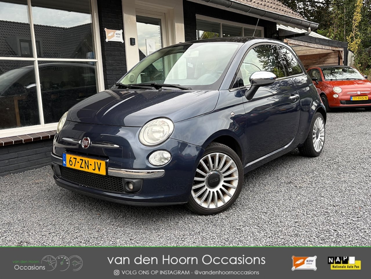 Fiat 500 - 1.2 Lounge PANODAK | LEDER | CLIMA | NW APK | NAP - AutoWereld.nl