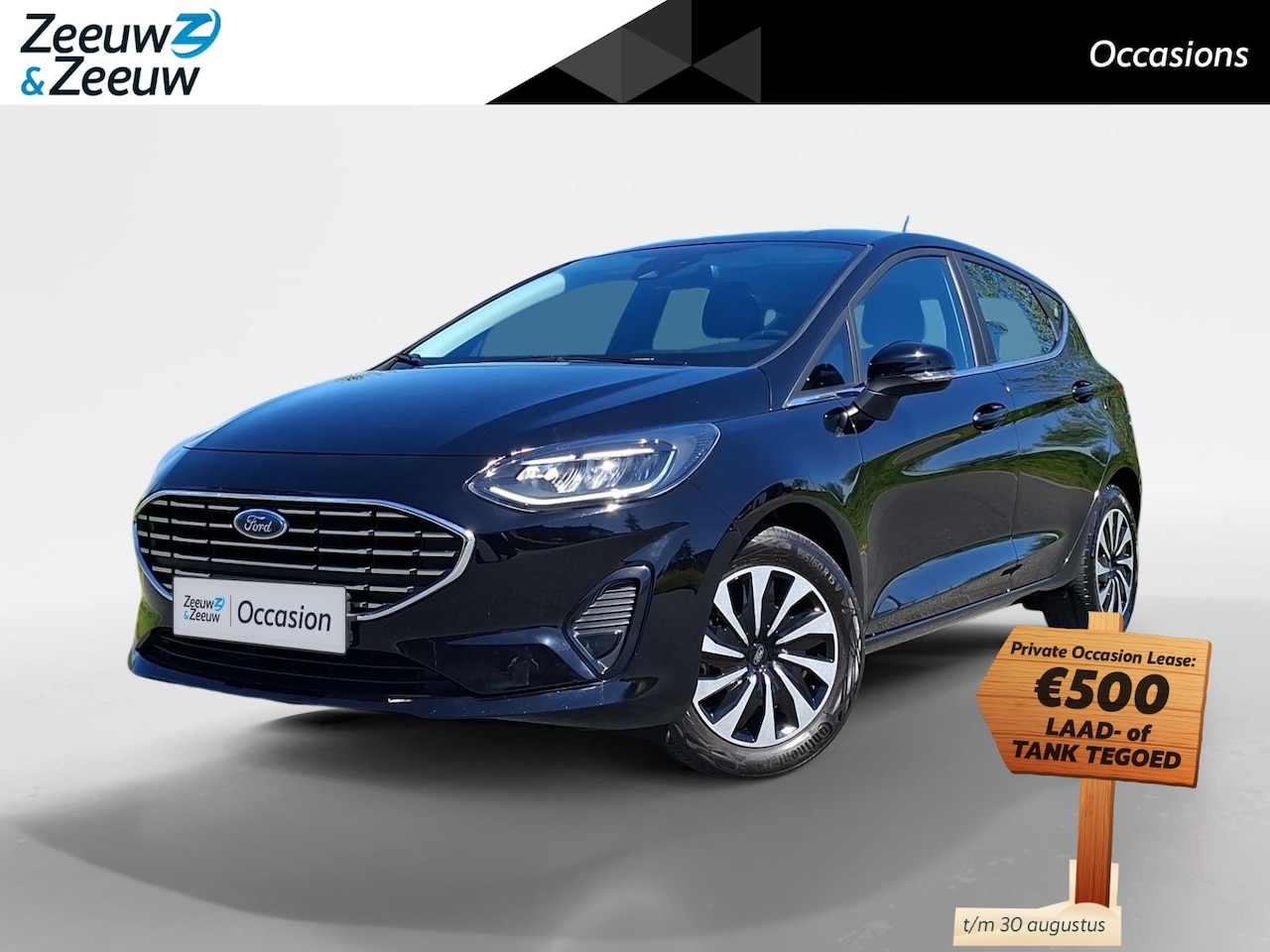 Ford Fiesta - 1.0 EcoBoost Hybrid Titanium | NL-Auto | 1e Eigenaar | Winterpack | Keyless Entry | LED | - AutoWereld.nl