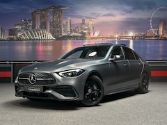Mercedes-Benz C-klasse - C300 e AMG MatteGrijs|Memory|HeadUp|Sfeer|Panorama|360cam