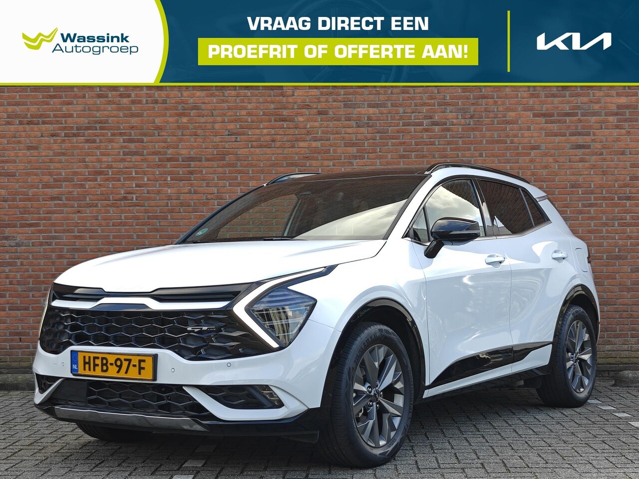Kia Sportage - 1.6 T-GDi 230pk Hybrid AT6 GT-Line | Navigatie | | Climate Control | Adaptive Cruise Contr - AutoWereld.nl