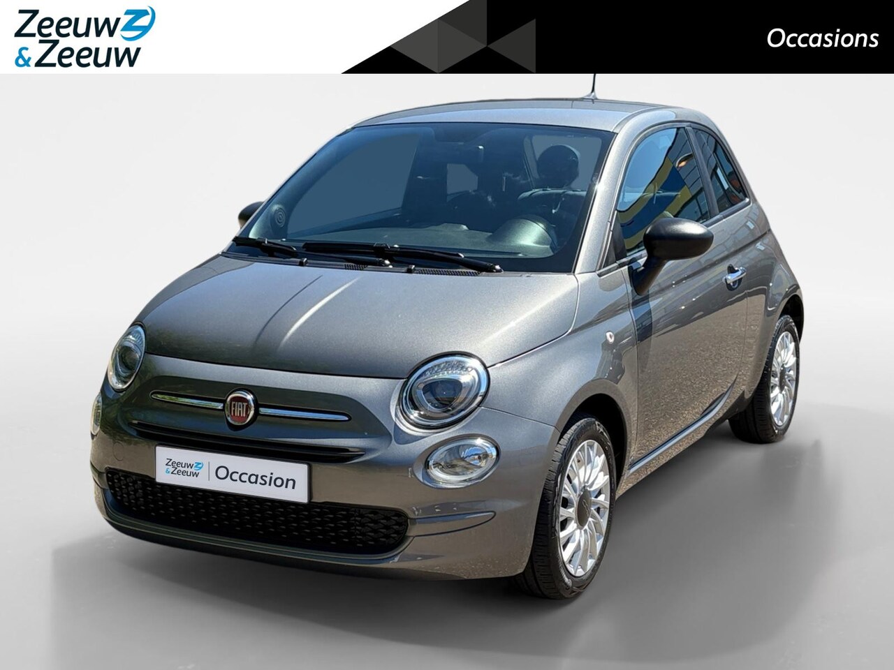 Fiat 500 - 1.0 Hybrid Cult Airco , lichtmetalen velgen 15" , navi  , parkeersensor , tel , usb-c , Ap - AutoWereld.nl