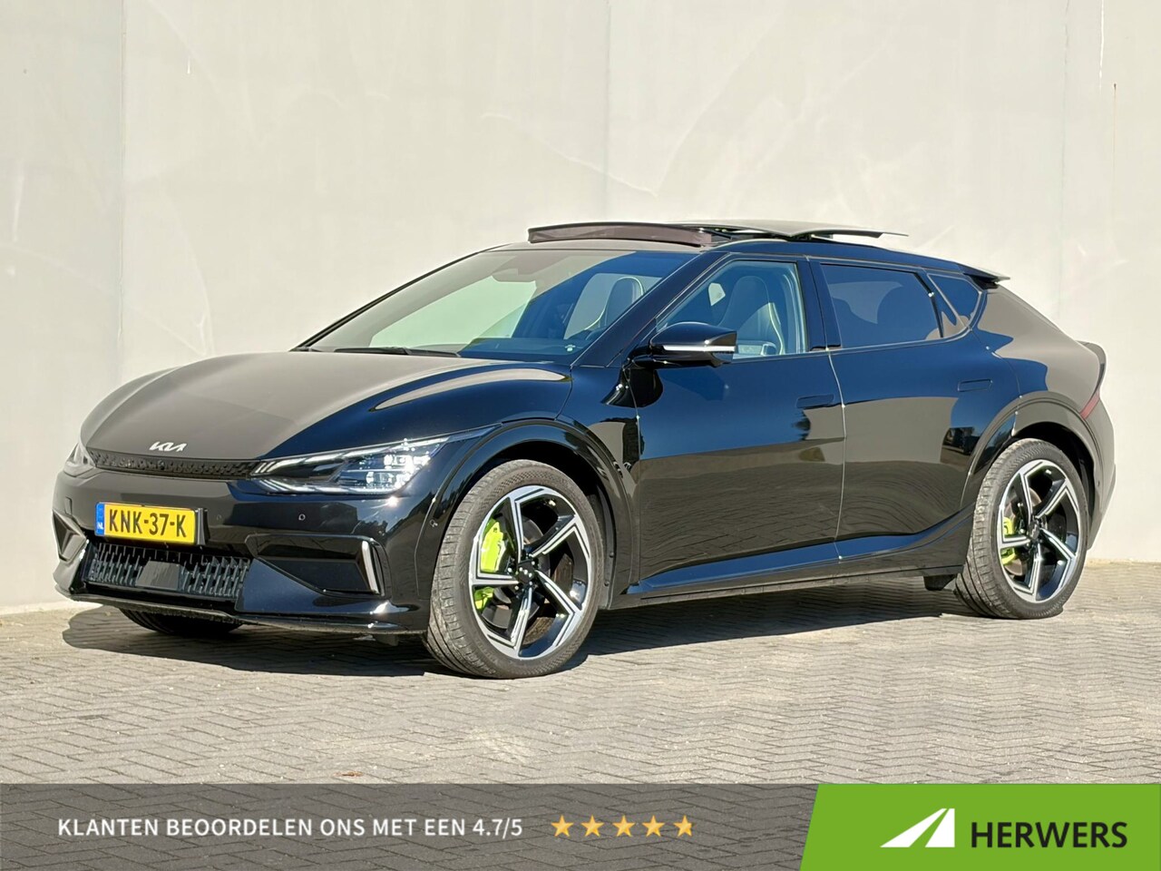 Kia EV6 - GT AWD 77.4 kWh 585 pk / SOH 100% /Fabrieksgarantie tot 4-2031 / Dealer onderhouden / Meri - AutoWereld.nl