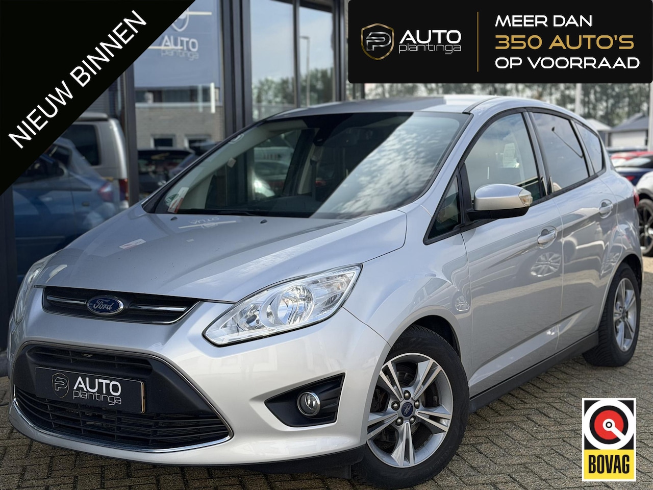 Ford C-Max - 1.0 Trend 125PK | Onderhoudshistorie | Airco | Voorruitverwarming | Getint Glas | Voorruit - AutoWereld.nl