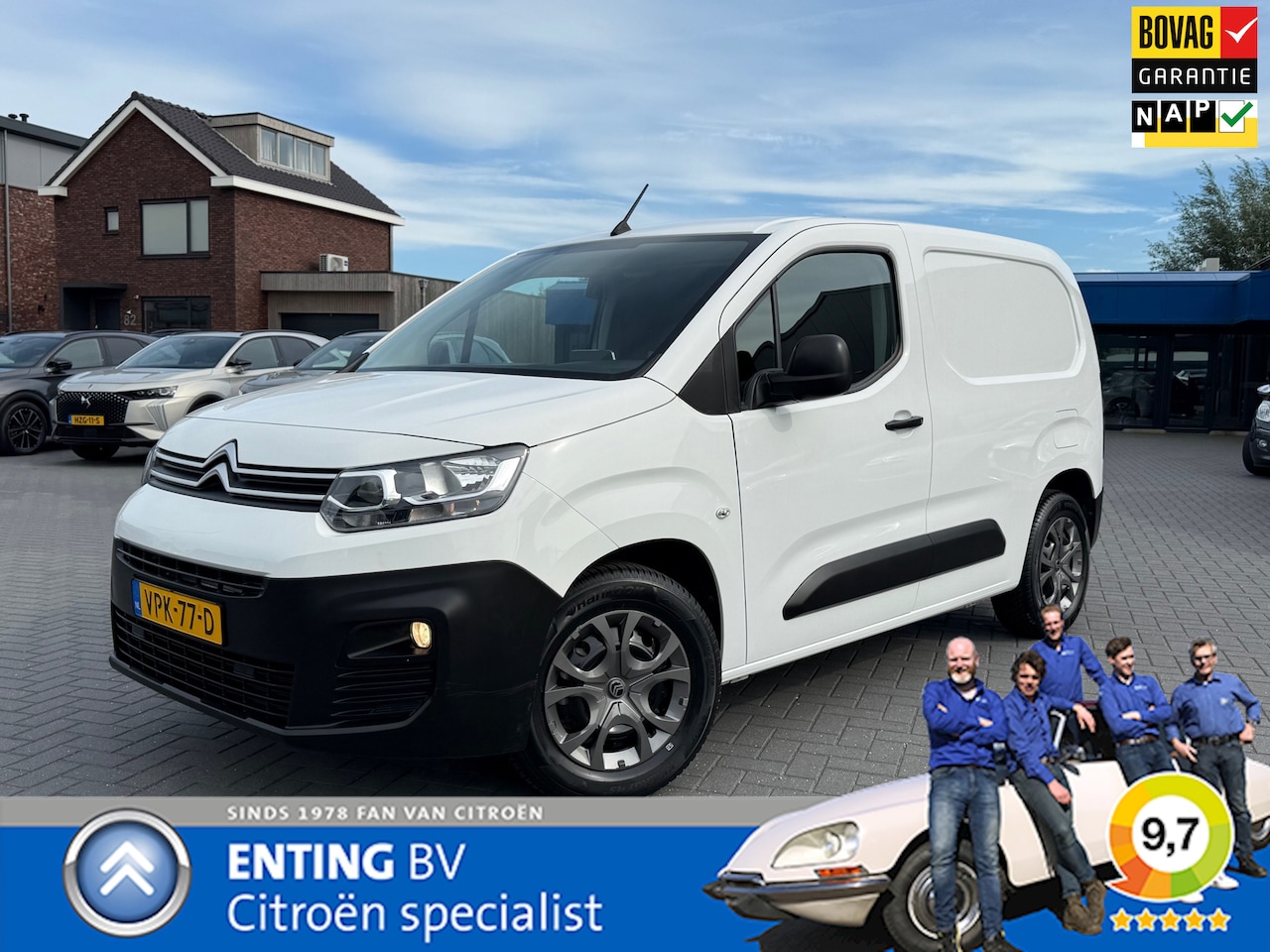 Citroën ë-Berlingo - Club 136PK 50 kWh 3 FASE SNELLADEN APPLE CARPLAY/ANDROID AUTO DAB+ SOH 90% - AutoWereld.nl