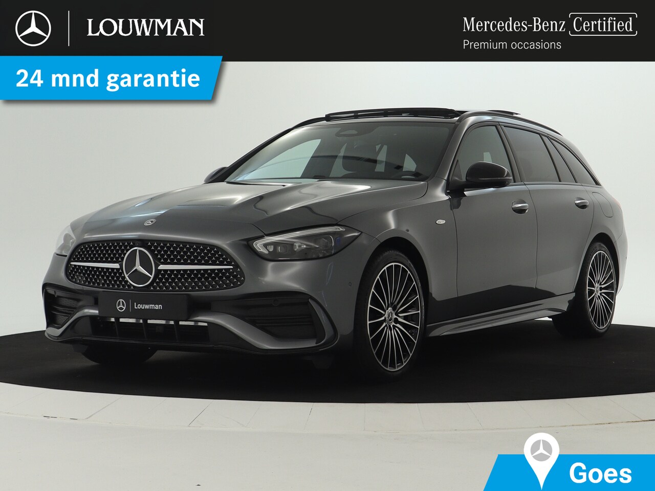 Mercedes-Benz C-klasse Estate - 300 e Business Solution AMG | Trekhaak | Nightpakket | AMG Line Premium Plus | 360°-camera - AutoWereld.nl