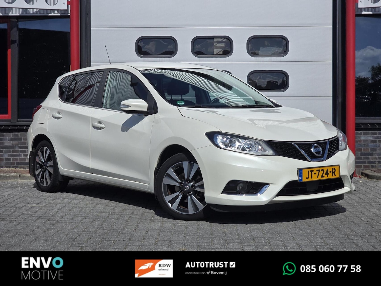Nissan Pulsar - 1.2 DIG-T Tekna Automaat Navi/360 cam/Trekhaak - AutoWereld.nl