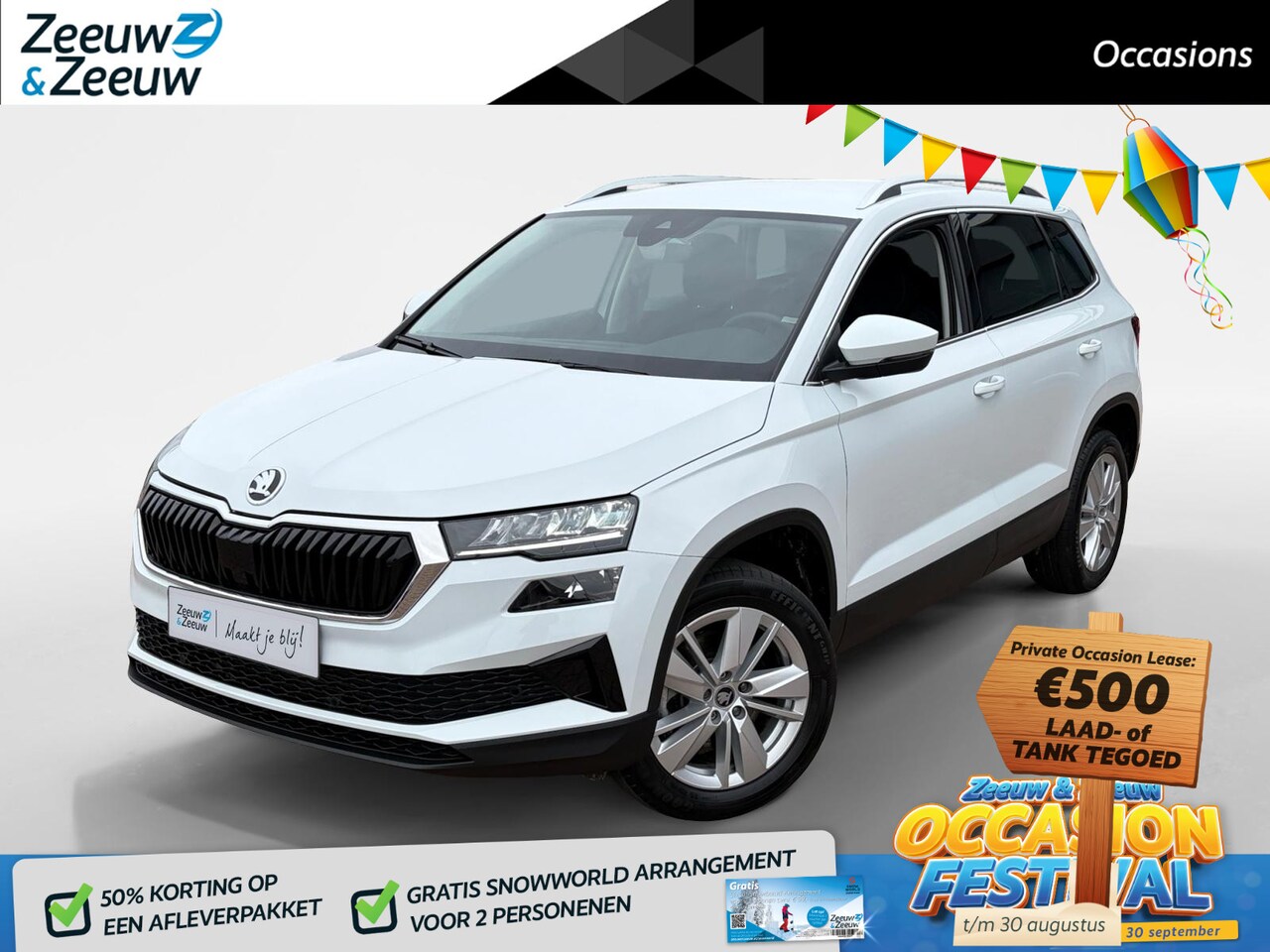 Skoda Karoq - 1.5 TSI ACT Business Edition *Automaat*Navi via Carplay*Camera*Parkeersensoren*Climate Con - AutoWereld.nl
