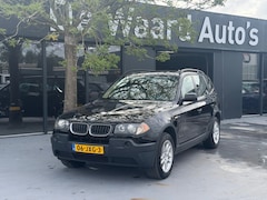 BMW X3 - 2.5i/airco/cruise/panorama dak/stoel verwarming/ trekhaak/goed onderhouden/6 Maanden garan