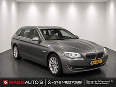 BMW 5-serie Touring - 520d High Executive 184-PK/AUT/XENON/LEDER/NAVI/CRUISE/DEALER-ONDERHOUDEN/CLIMATE